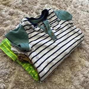 LOT of 5 - rompers 3 month baby boy bundle of bodysuits